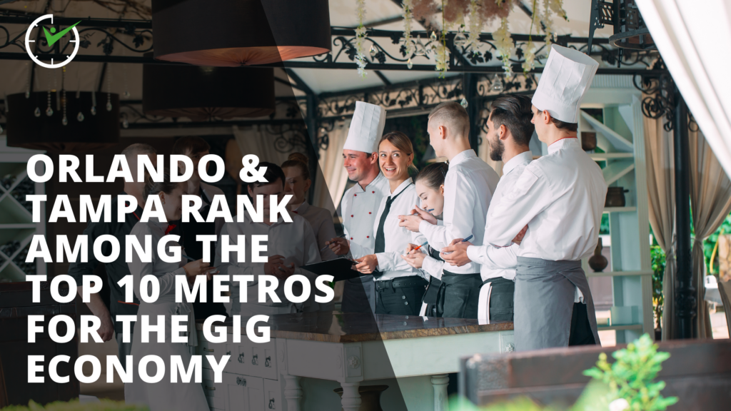 Orlando & Tampa Rank Among the Top 10 Metros for the Gig Economy